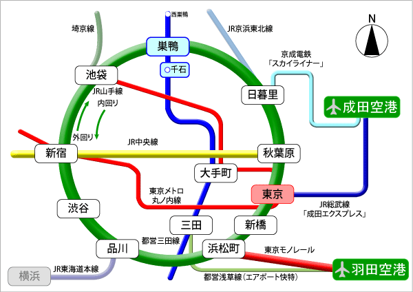 学会周辺地図(日本語)